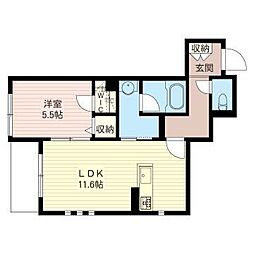 間取図画像 1LDK