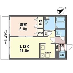 間取図画像 1LDK