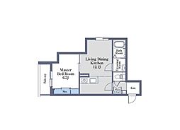 MASTLIFE西荻窪ANNEX 1LDKの間取図画像
