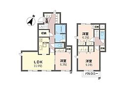 マグノリア荻窪 3LDKの間取図画像