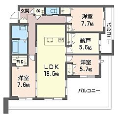 物件の間取り