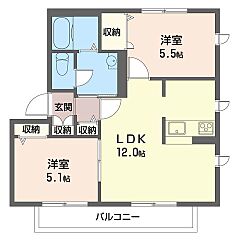 物件の間取り