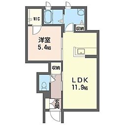 間取図画像 1LDK