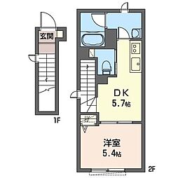 間取図画像 1DK