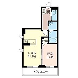間取図画像 1LDK