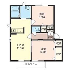 物件の間取り