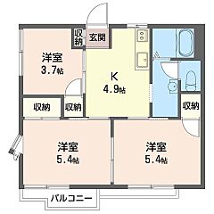 物件の間取り