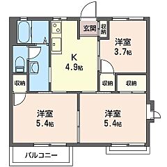 物件の間取り