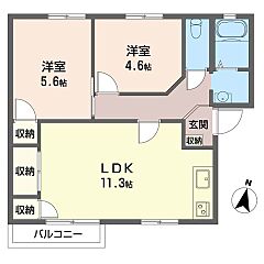 物件の間取り