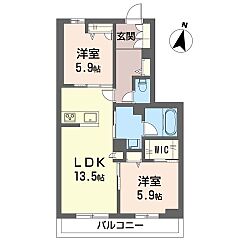 物件の間取り
