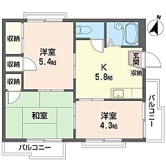 物件の間取り