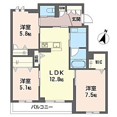 物件の間取り