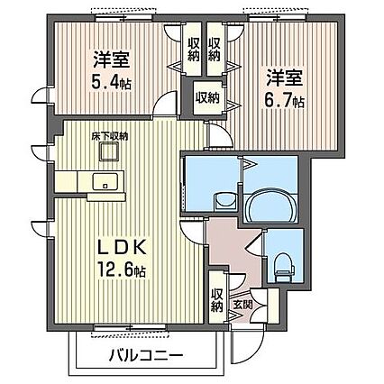 メゾン ド ソルヴィ 五番館_間取り_0