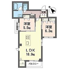 物件の間取り