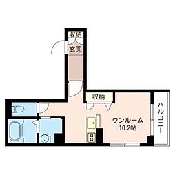 FELIXdomus ワンルームの間取図画像