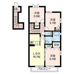 間取図画像 3LDK
