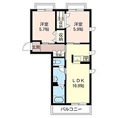 物件の間取り