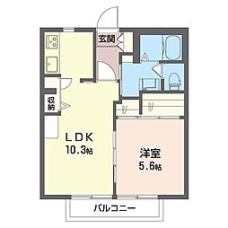 間取図画像 1LDK