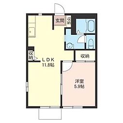 間取図画像 1LDK