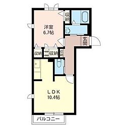 間取図画像 1LDK