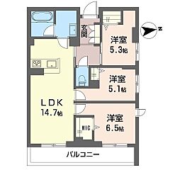 物件の間取り