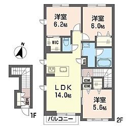 間取図画像 3LDK