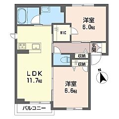 物件の間取り