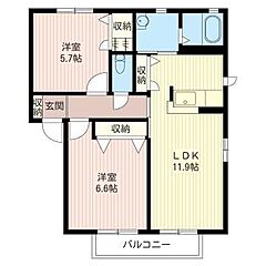 物件の間取り