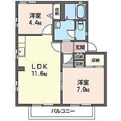 物件の間取り
