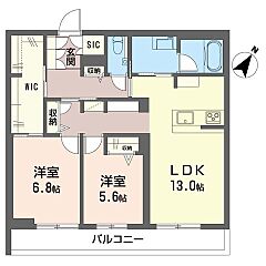 物件の間取り