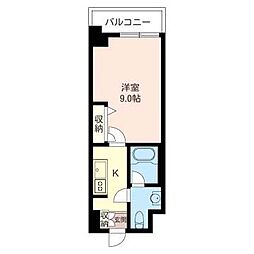 リオフレンテ 1階1Kの間取り