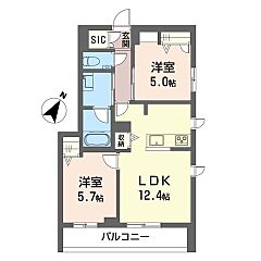 物件の間取り