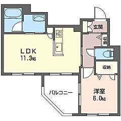 物件の間取り