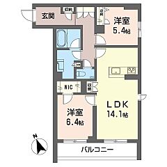 物件の間取り