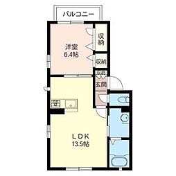 間取図画像 1LDK