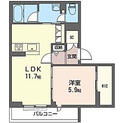 物件の間取り