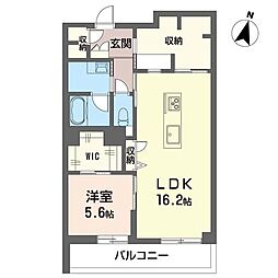スターヴィレッジ 3階1LDKの間取り