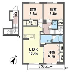 物件の間取り