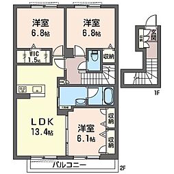 間取図画像 3LDK
