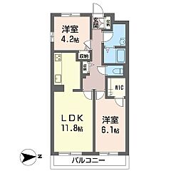 物件の間取り
