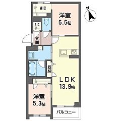 物件の間取り