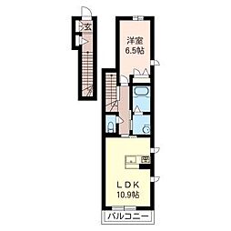 間取図画像 1LDK