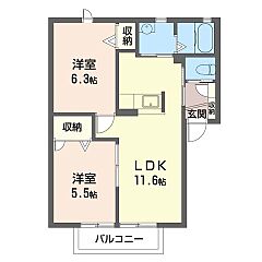 物件の間取り