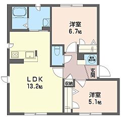 物件の間取り