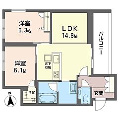 物件の間取り