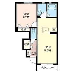 間取図画像 1LDK