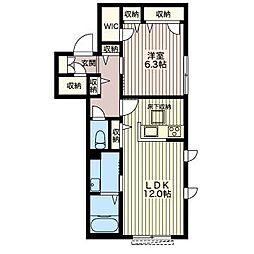 間取図画像 1LDK