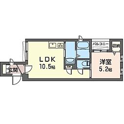 WEEKENDCITY 1LDKの間取図画像