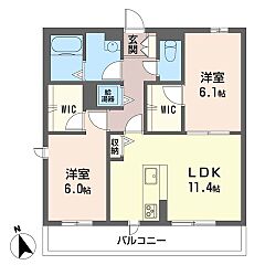 物件の間取り