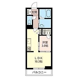 間取図画像 1LDK